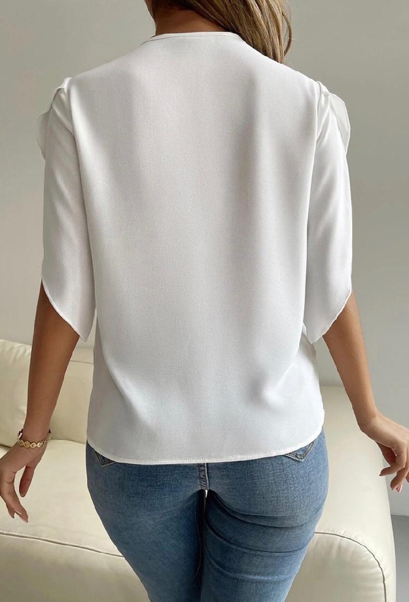 Lani Layered V-Neck Blouse