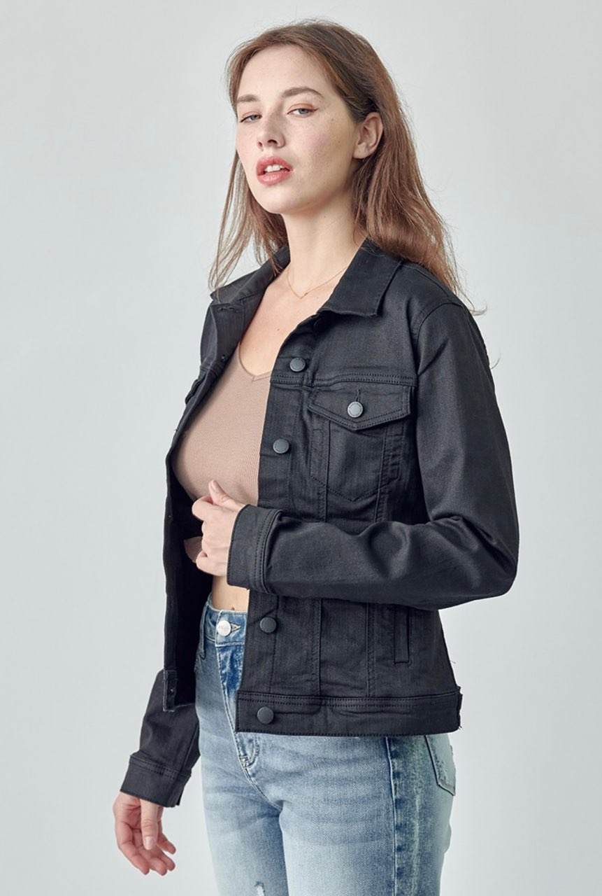 Risen Coated Black Classic Jacket