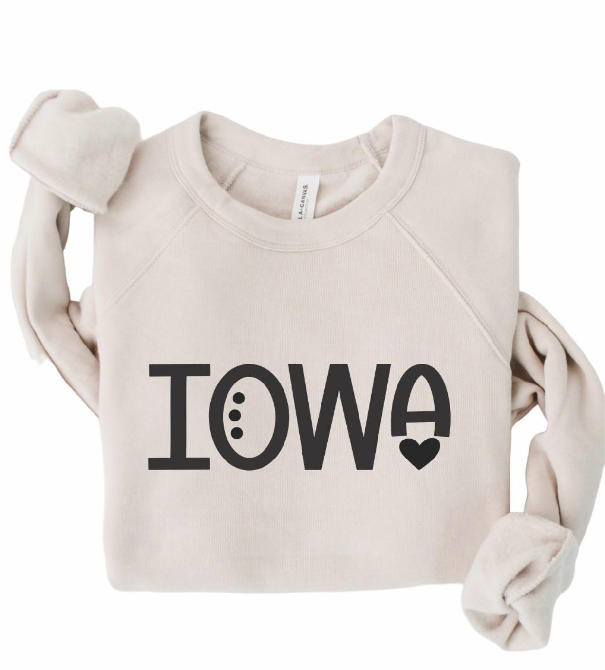 Iowa Premium Bella Canvas Sweatshirt