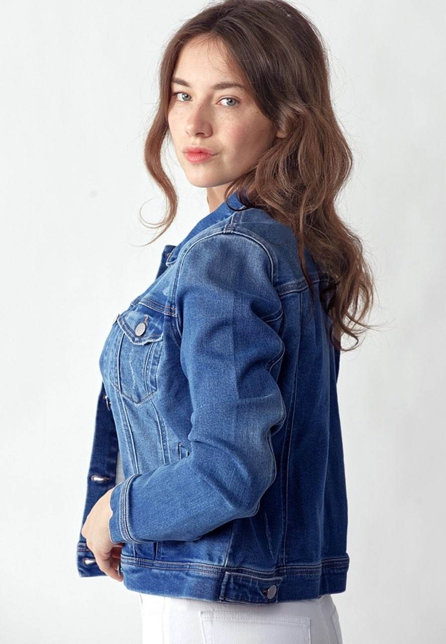 Risen Soft Washed Classic Denim Jacket