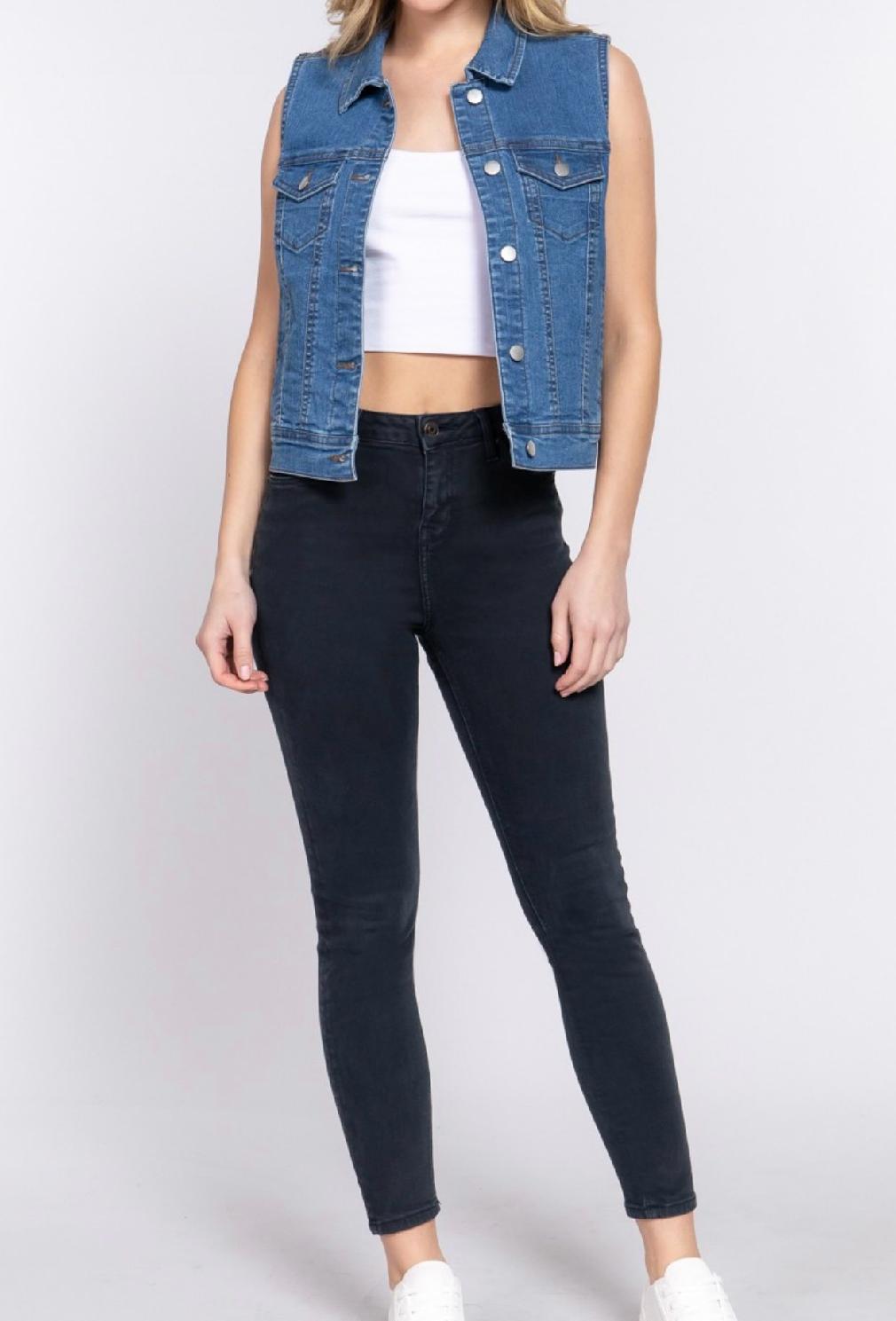 Janie Denim Vest