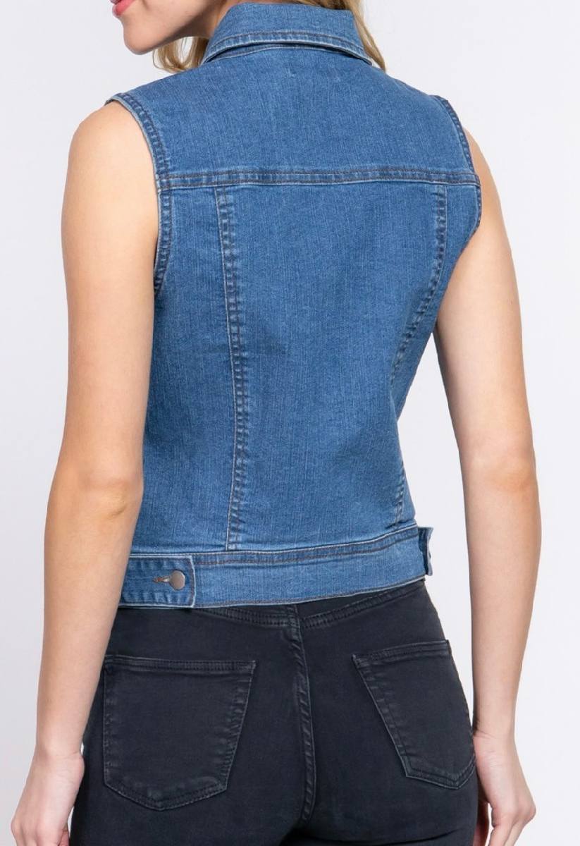 Janie Denim Vest