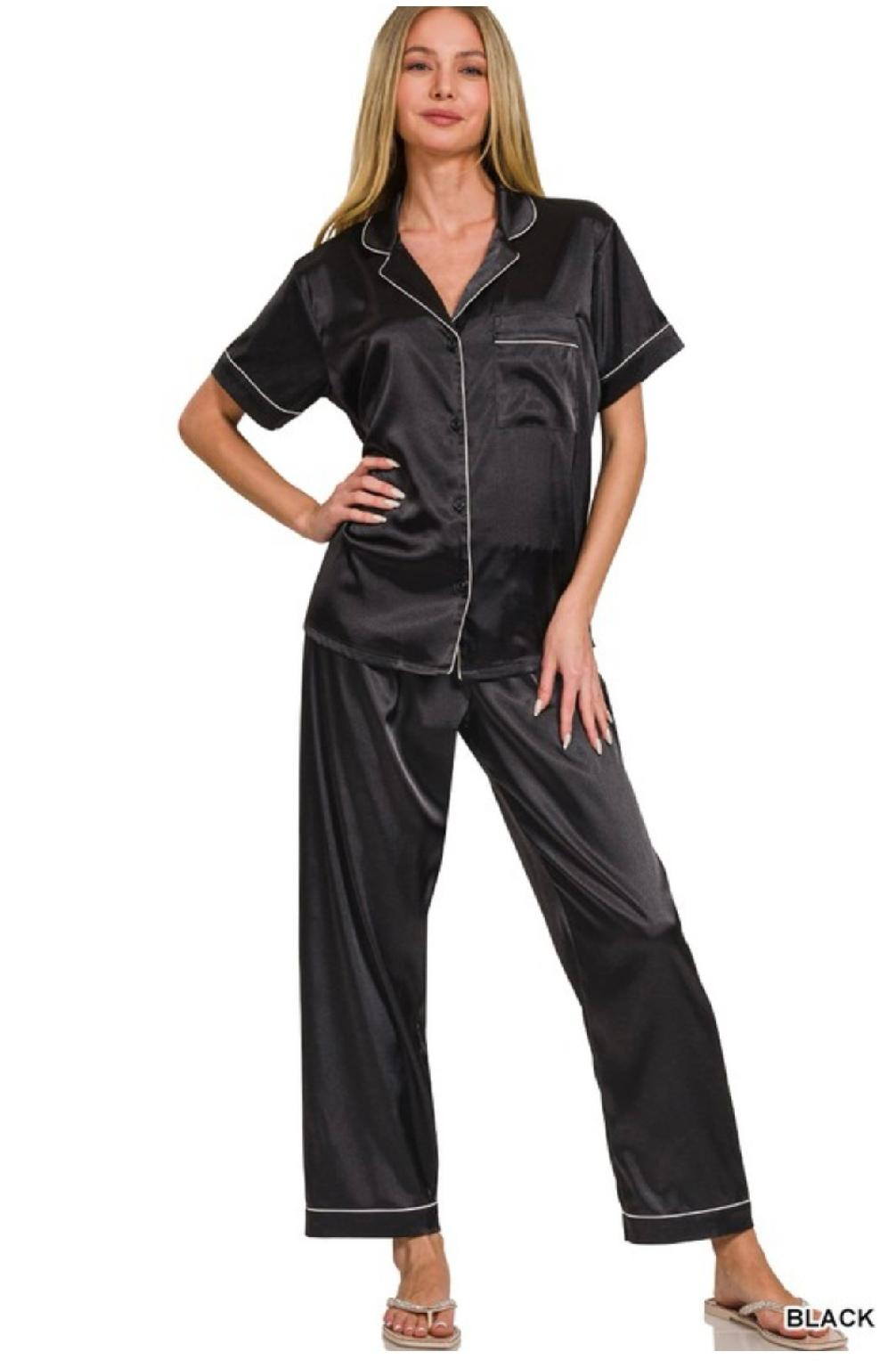 Satin Pajama Set