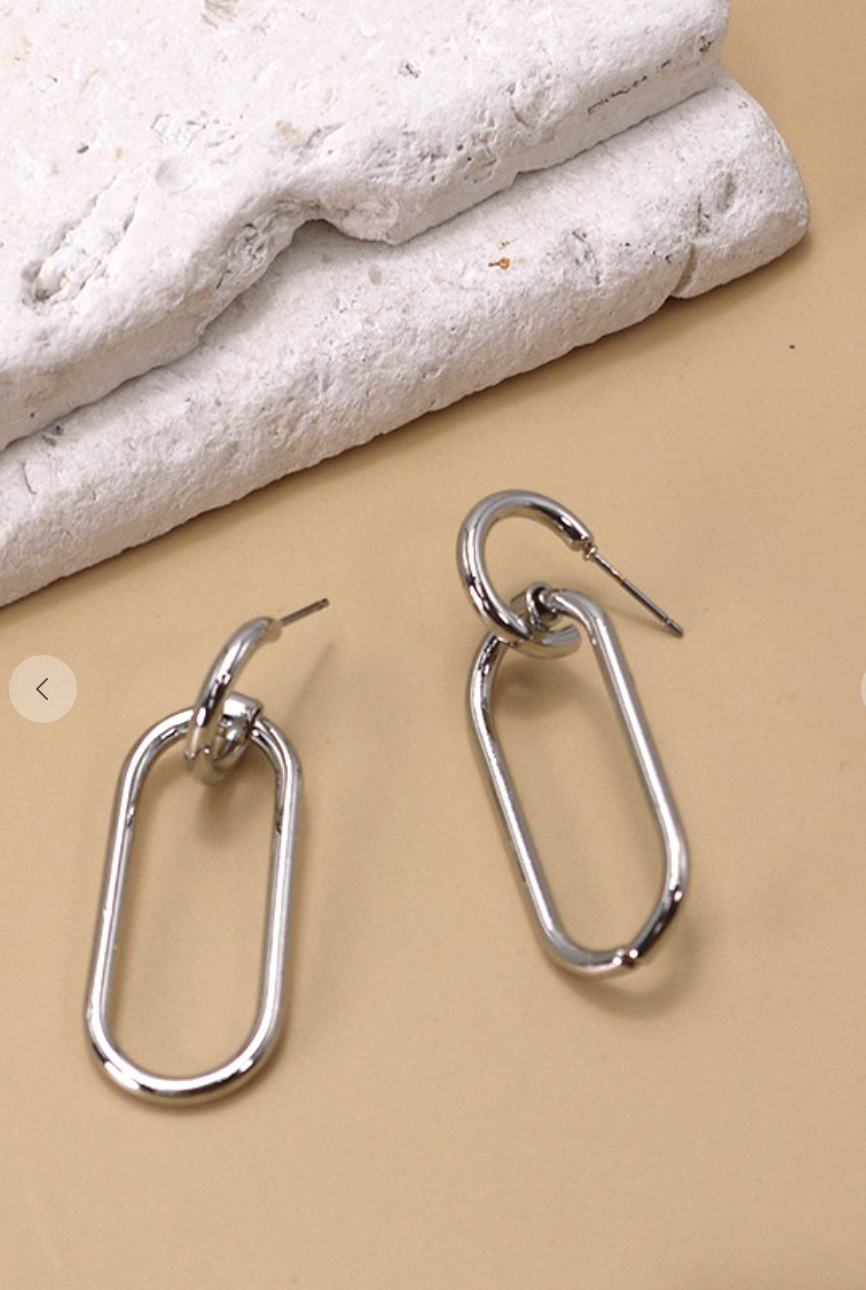 Link Hoop Earrings