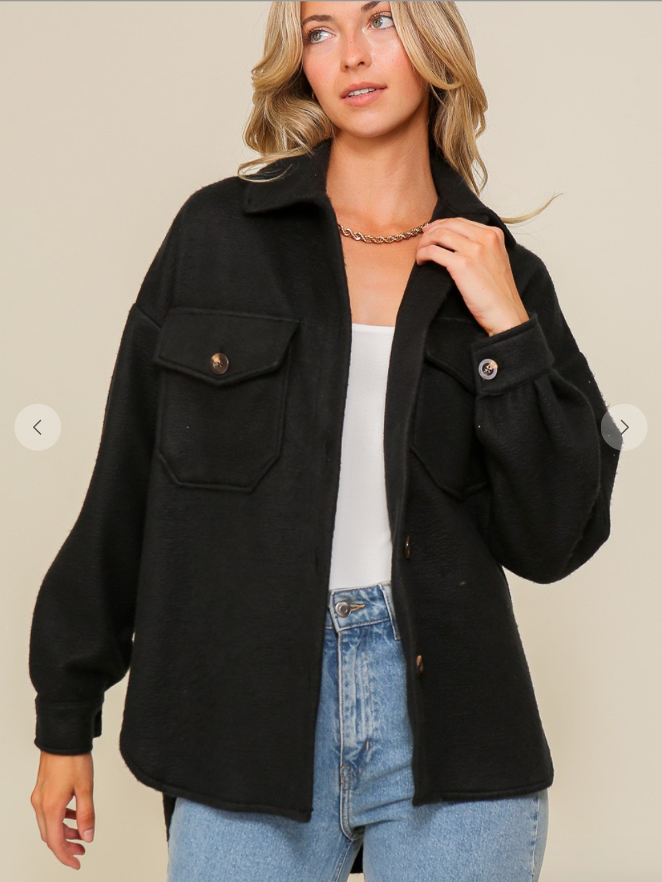 Cozy Button Down Jacket