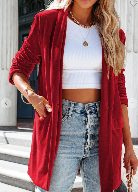 Velvet Blazer