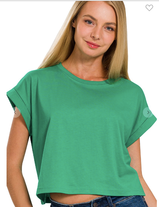 Cotton Short Sleeve Top