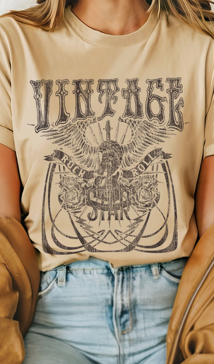 Brooklyn Rock & Roll Star Retro Band Tee