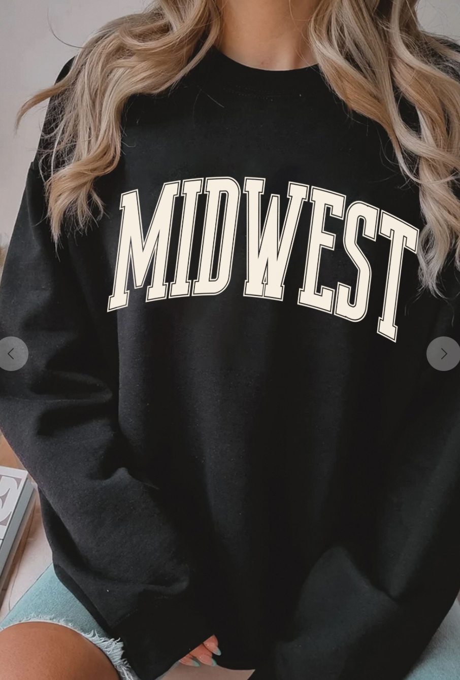 Britt Midwest Puff Graphic Sweatshirt