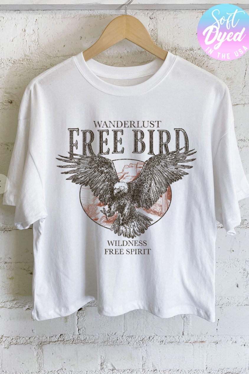 Free Bird Wanderlust Eagle Graphic