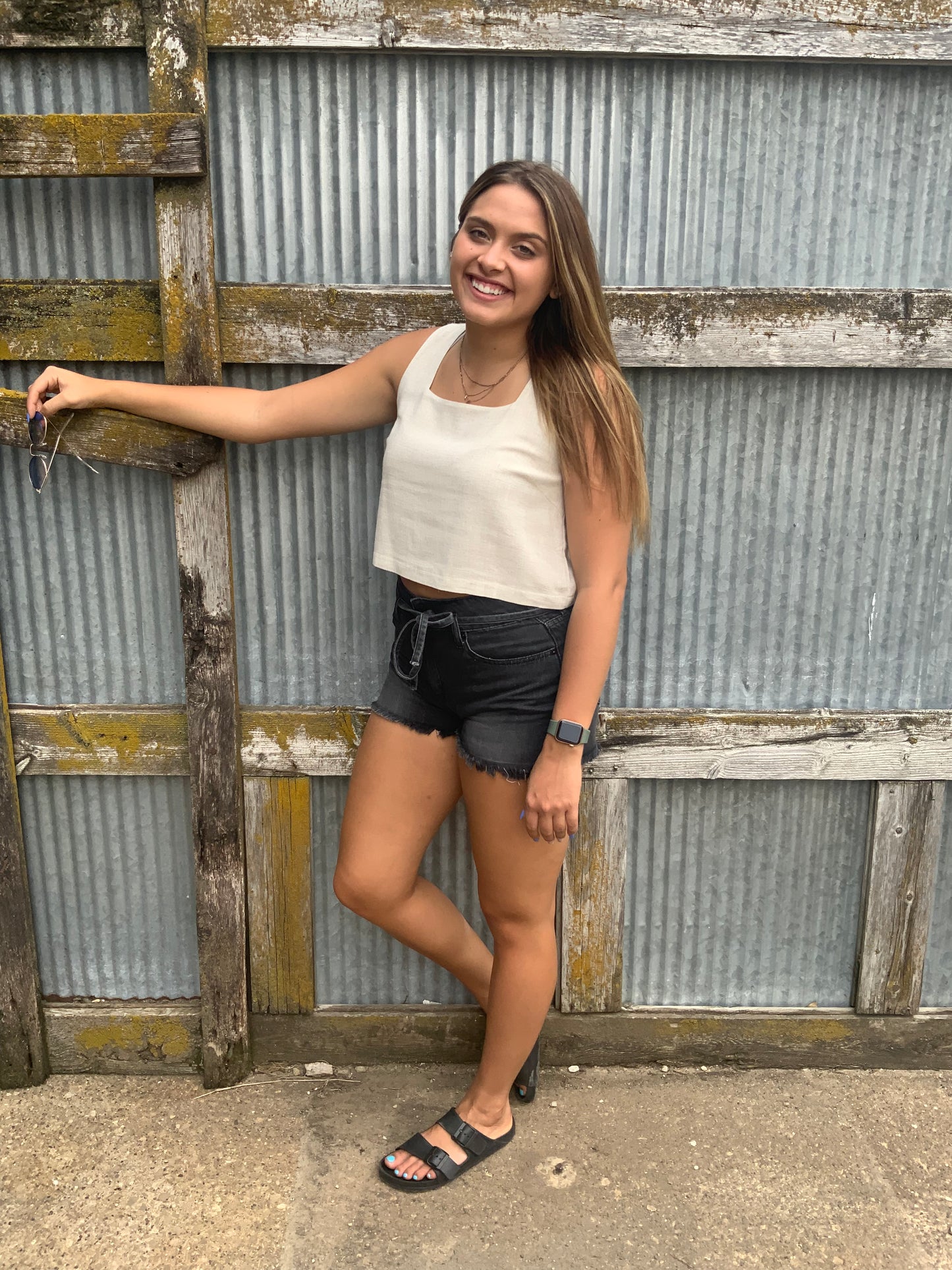 Tamsin Ultra High Rise Belted Shorts