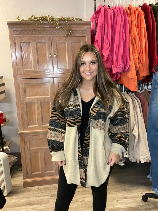 Wild Side Oversized Shacket