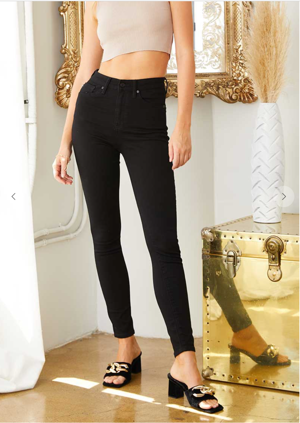 KanCan Classic Black High Rise Basic Super Skinny