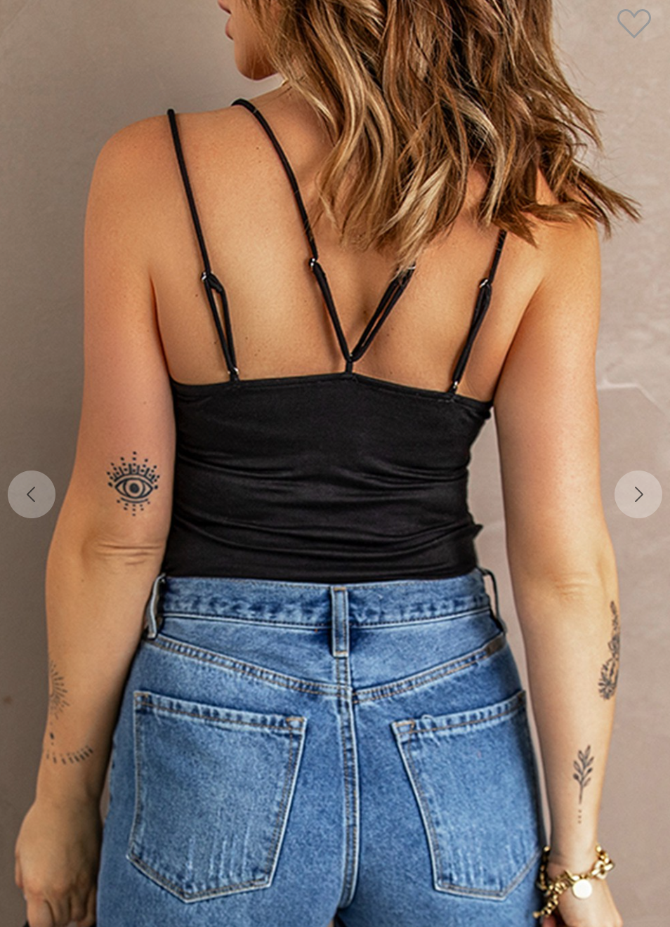 Lace Overlay Strappy Hollow-out Tank Top