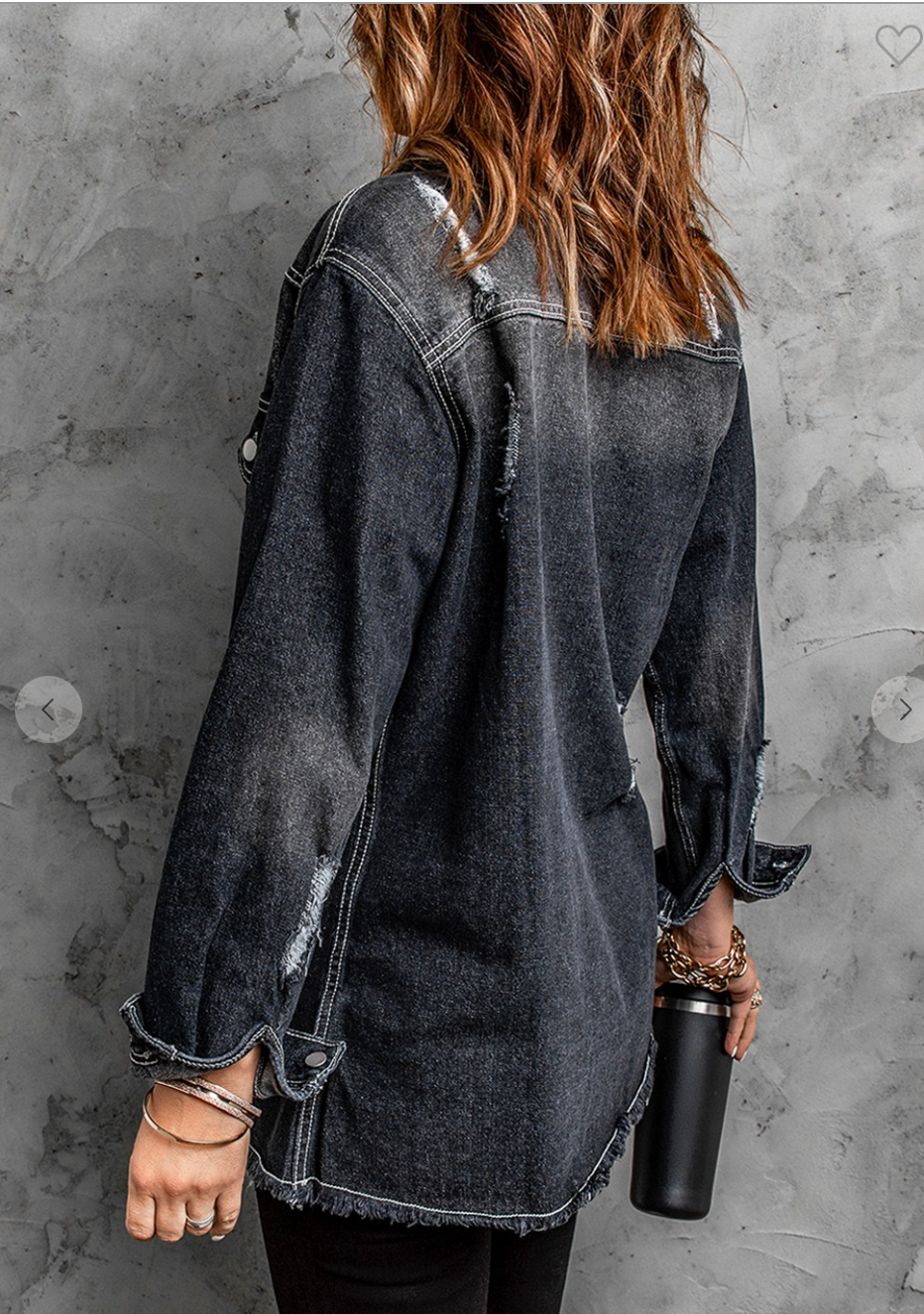 My Best Distressed Denim Jacket