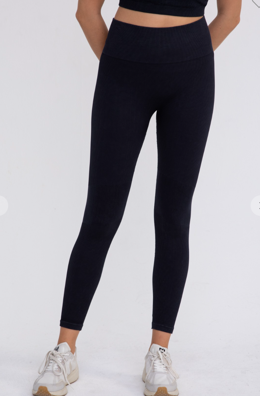Mono B Ribbed Seamless Highwaist Leggings