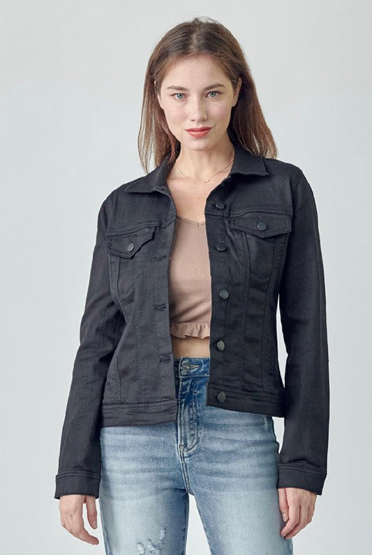 Risen Coated Black Classic Jacket