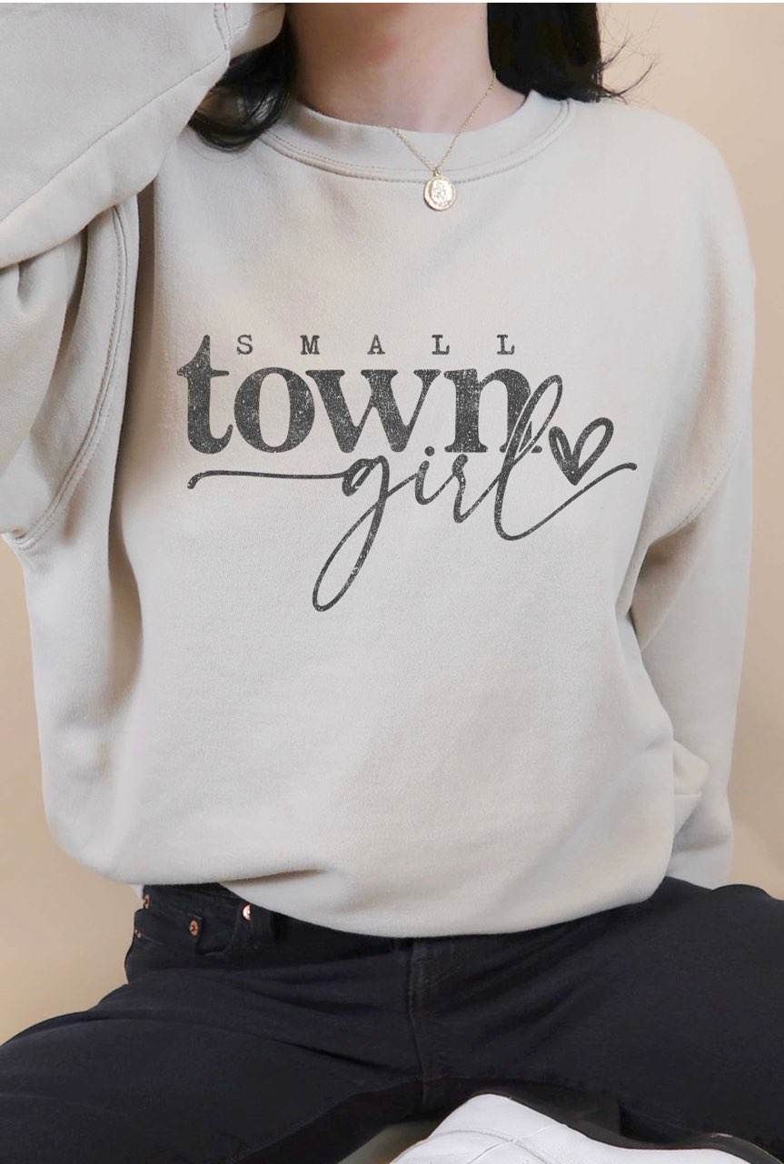 Small Town Girl Graphic Sweatshirt