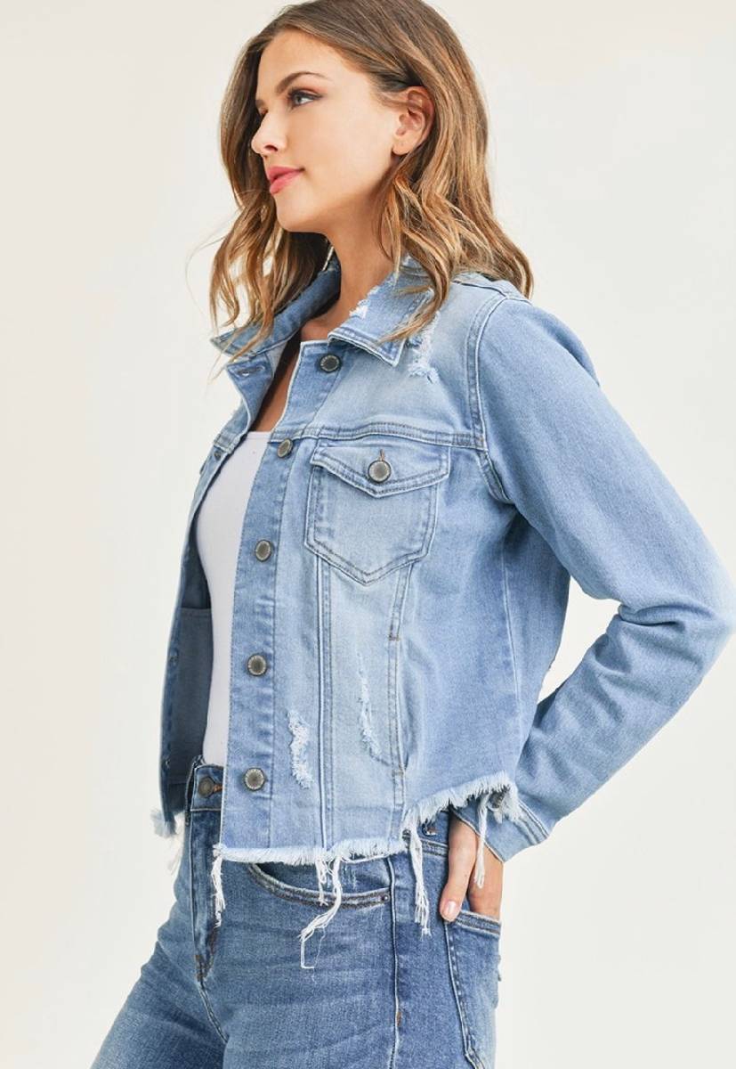 Amelia Distressed Vintage Jacket