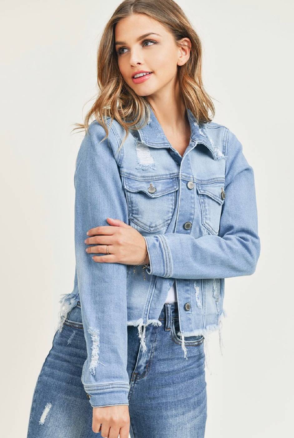 Amelia Distressed Vintage Jacket