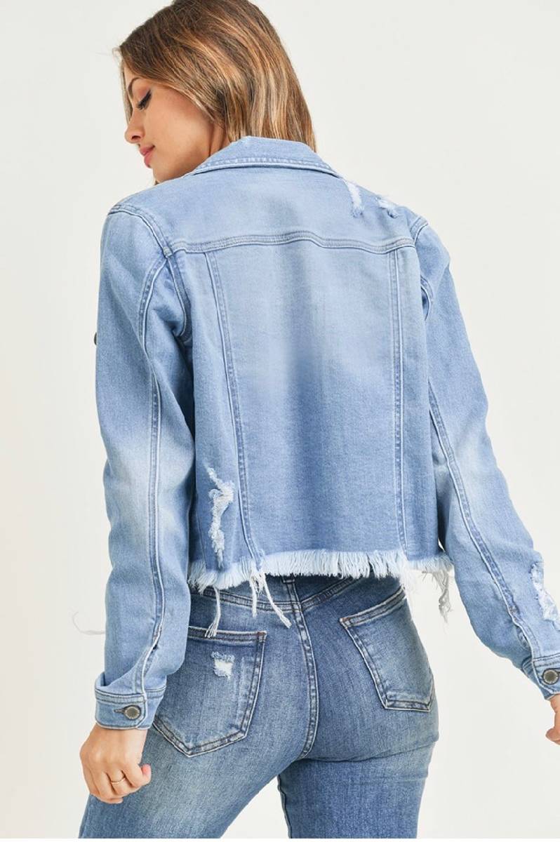 Amelia Distressed Vintage Jacket