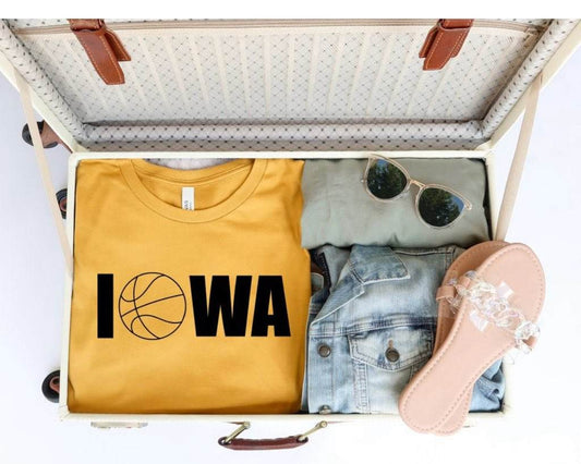 Iowa Basketball Boutique Style Tee