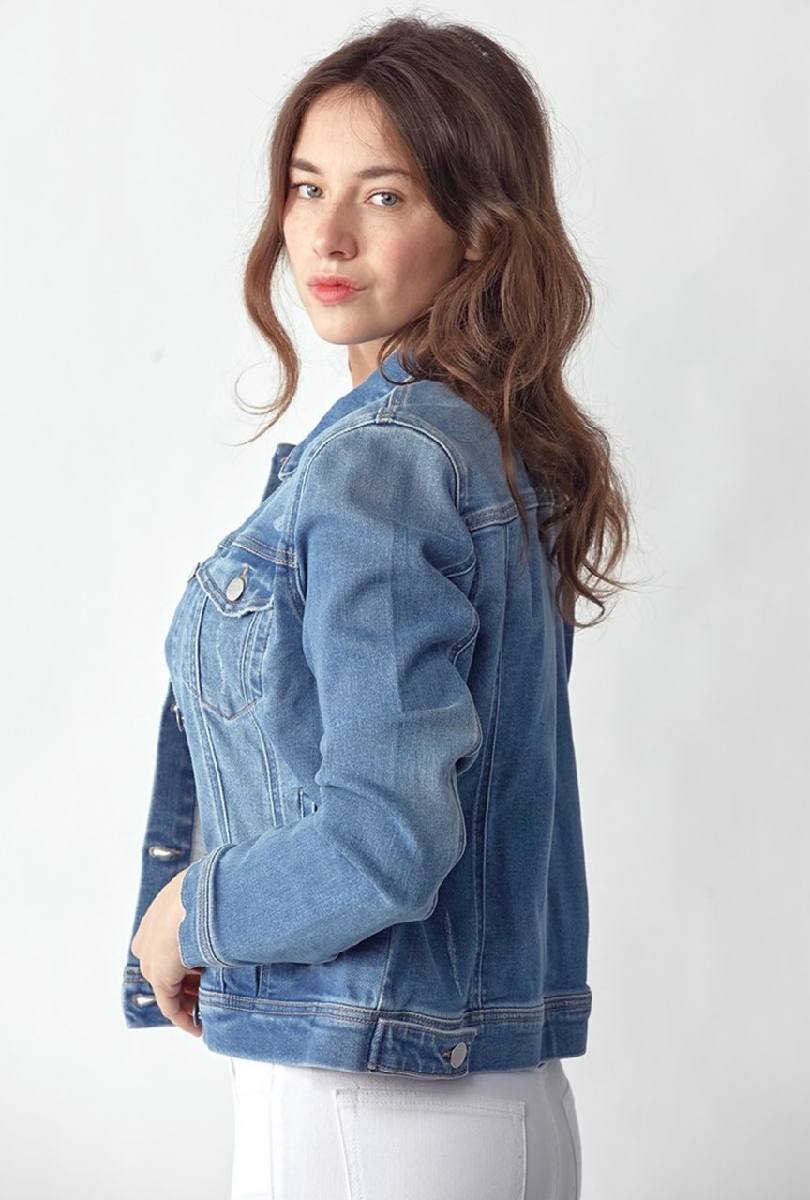 Risen Vintage Washed Denim Jacket