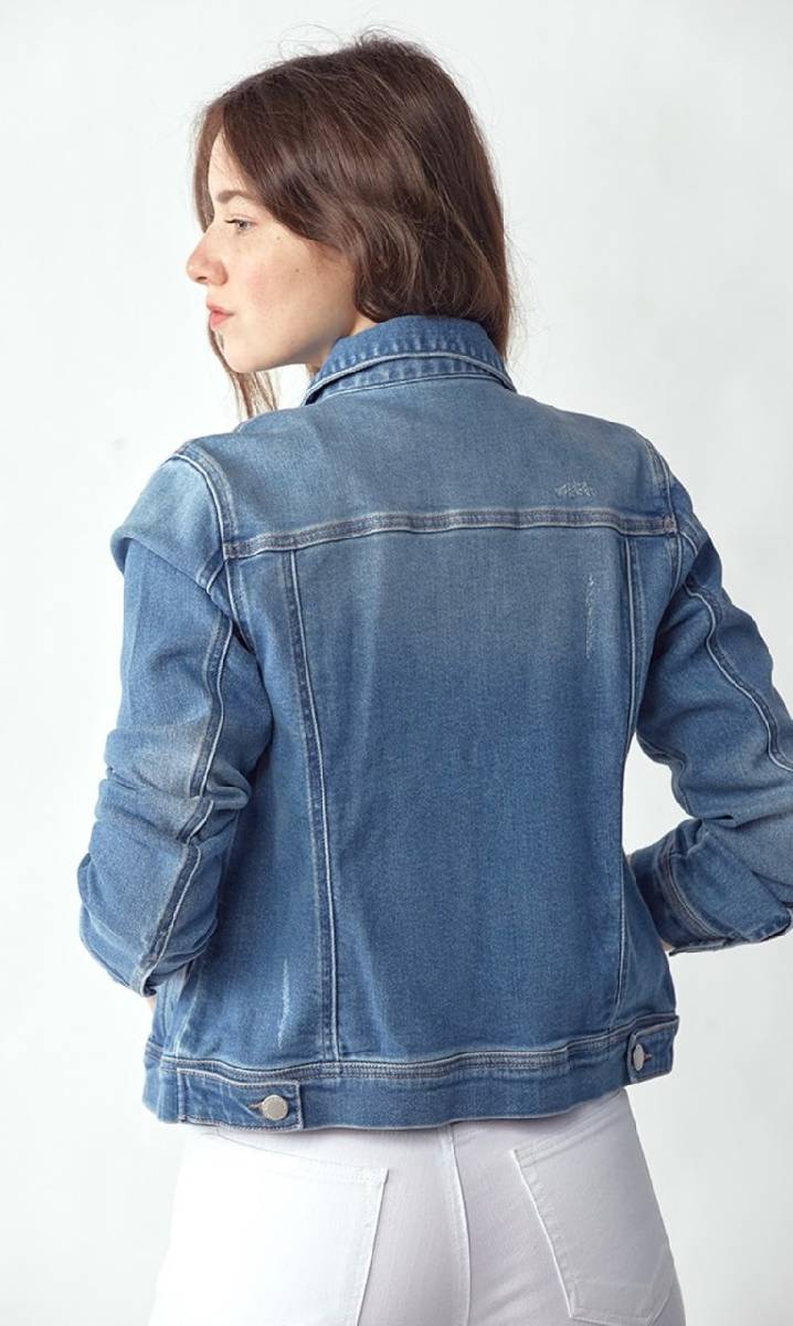 Risen Vintage Washed Denim Jacket