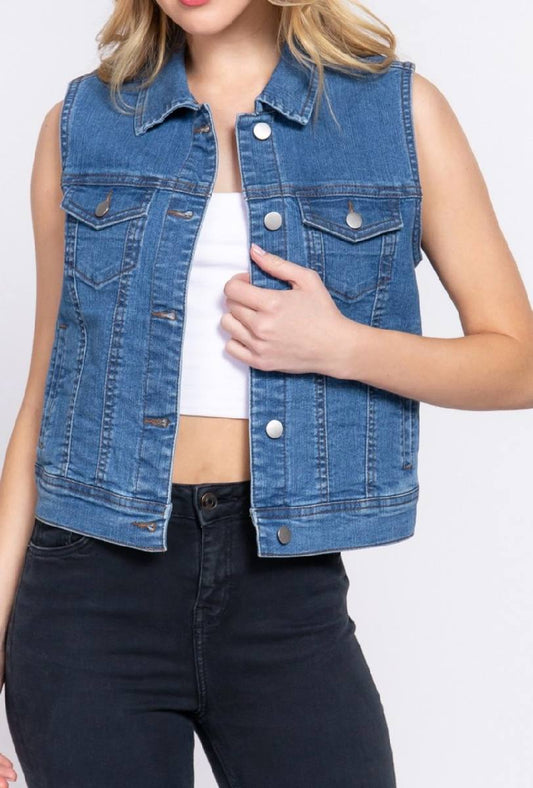 Janie Denim Vest