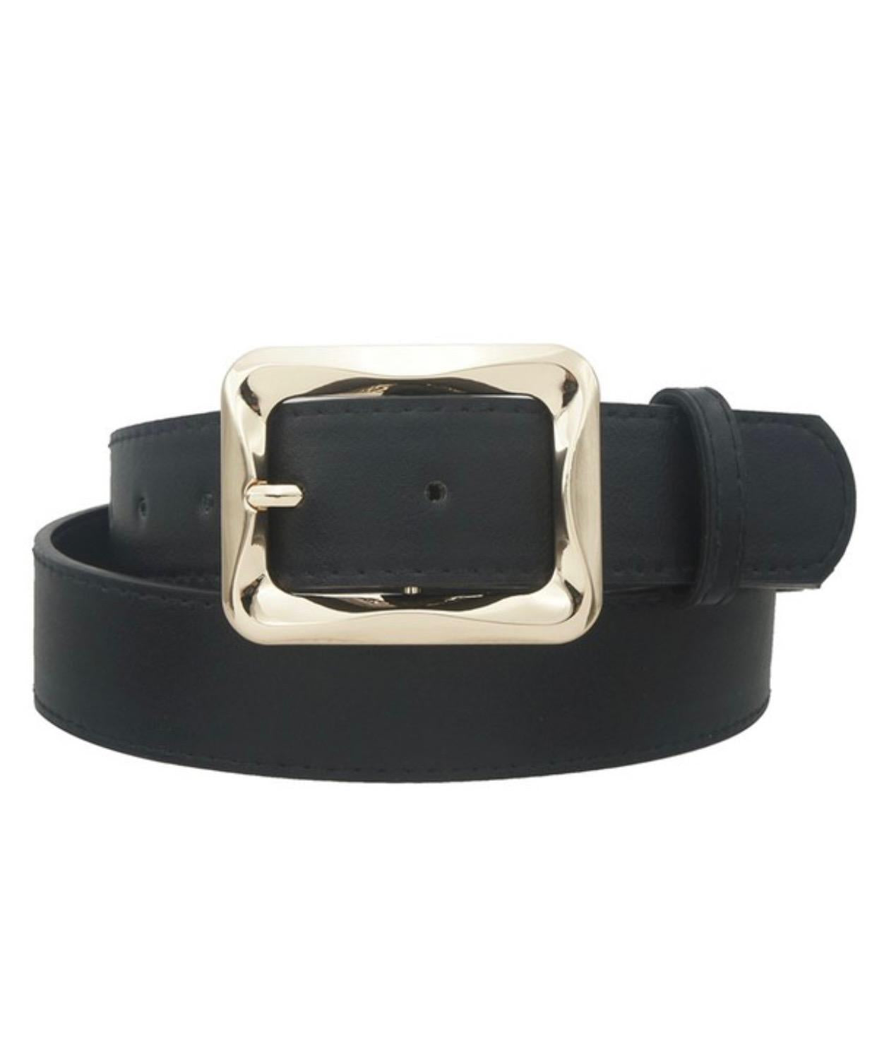 Plus Size Angled Bar Rectangle Belt