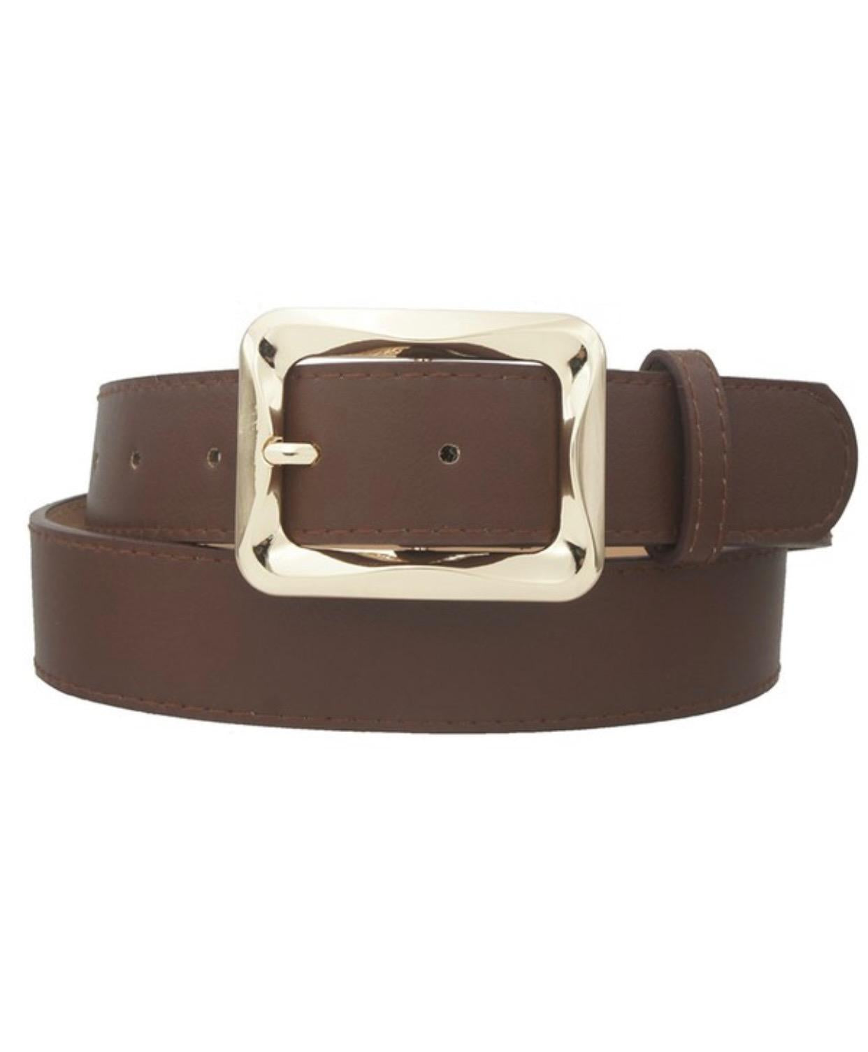 Plus Size Angled Bar Rectangle Belt