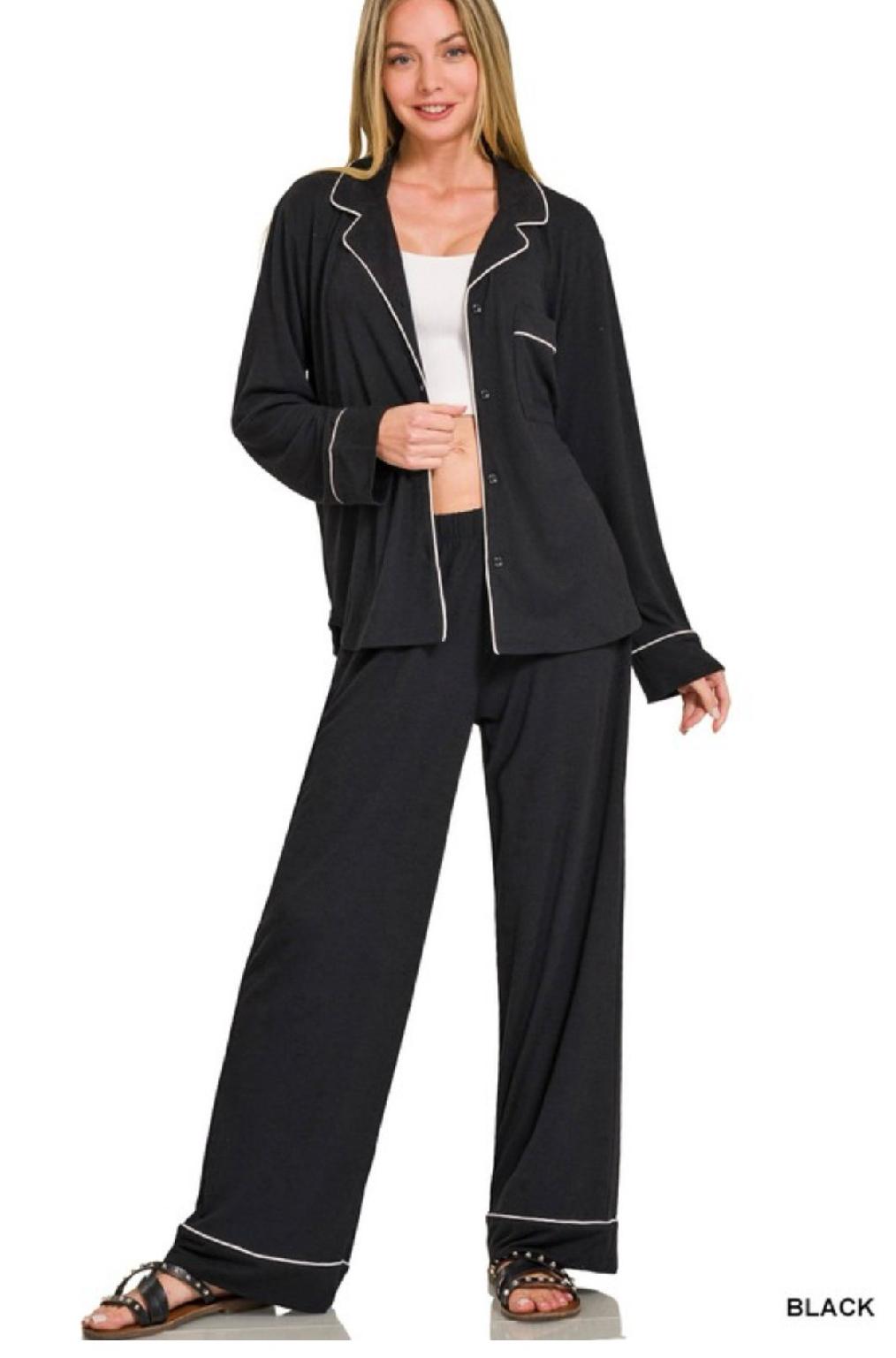 Poly Rayon Span Pajama Set