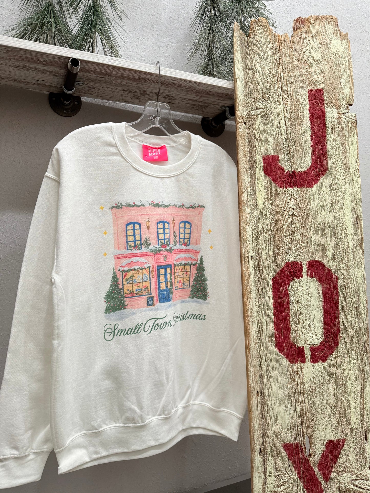 Small Town Christmas Graphic Sweatshirt