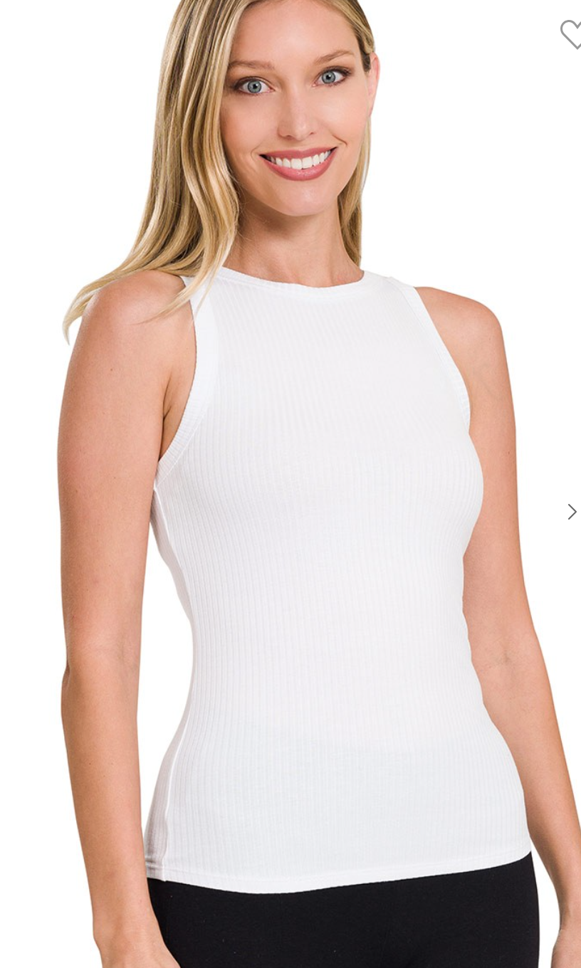 Soft Ribbed Tank Top