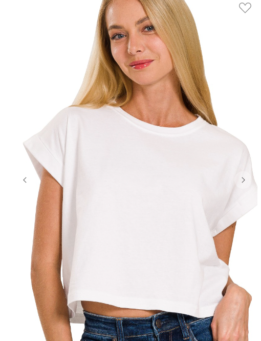 Cotton Short Sleeve Top