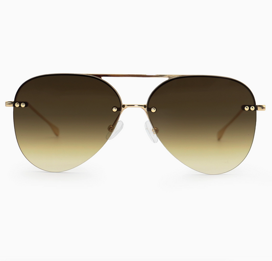 TOPFOXX Megan 2 - Olive Narrow Women's Sunglasses