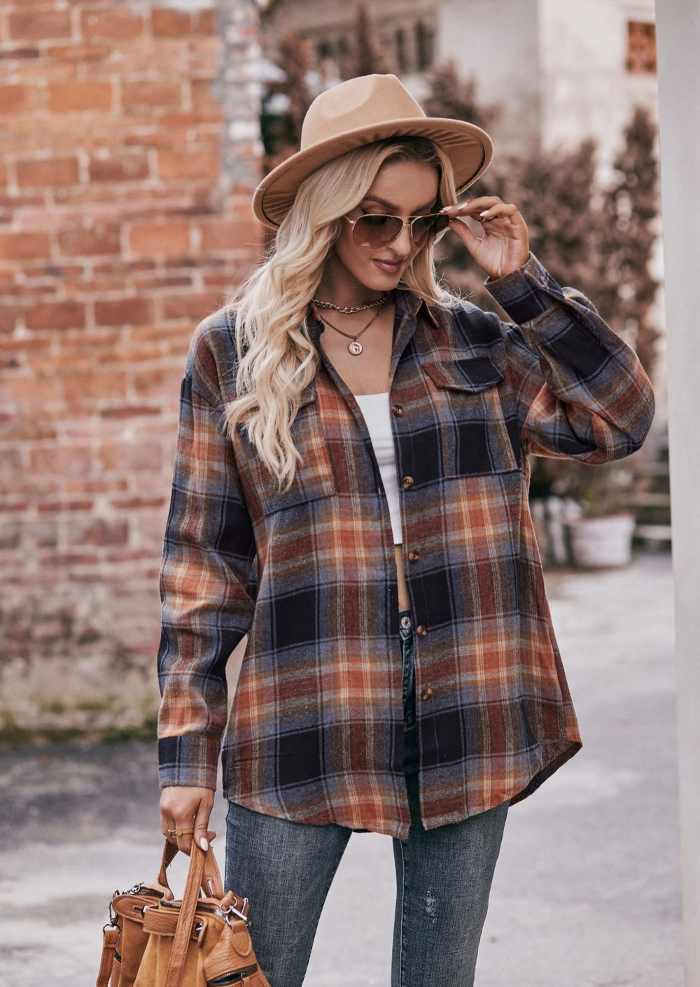 Plaid Button Down Shirt