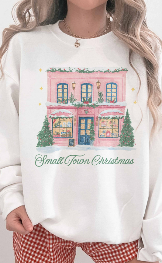 Small Town Christmas Graphic Sweatshirt
