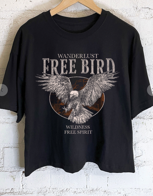 Free Bird Wanderlust Eagle Graphic