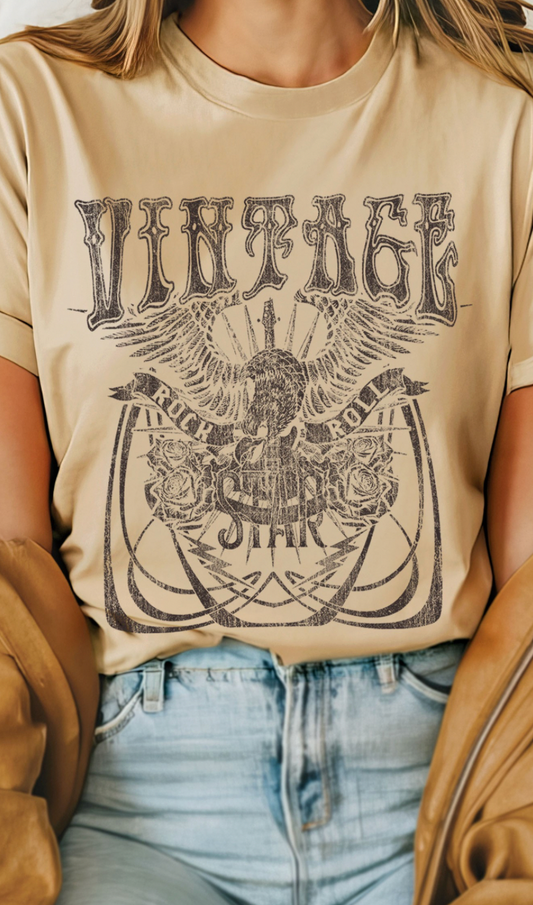 Brooklyn Rock & Roll Star Retro Band Tee