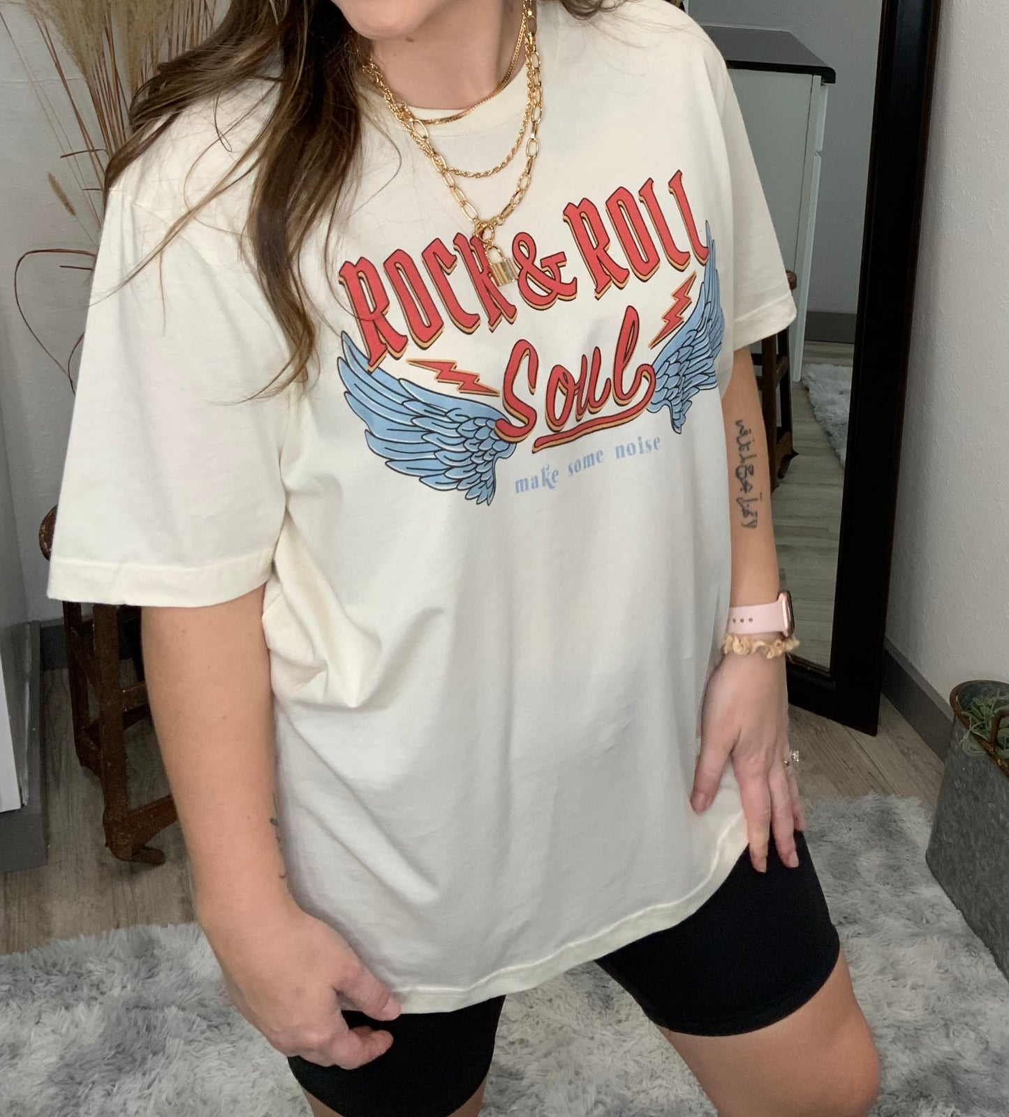 Rock and Roll Soul Wings Graphic Tee