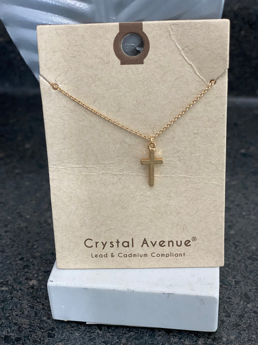 Gold Cross Necklace