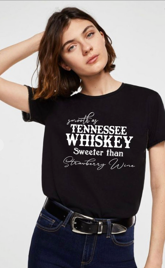 Smooth As Tennessee Whiskey T-Shirt