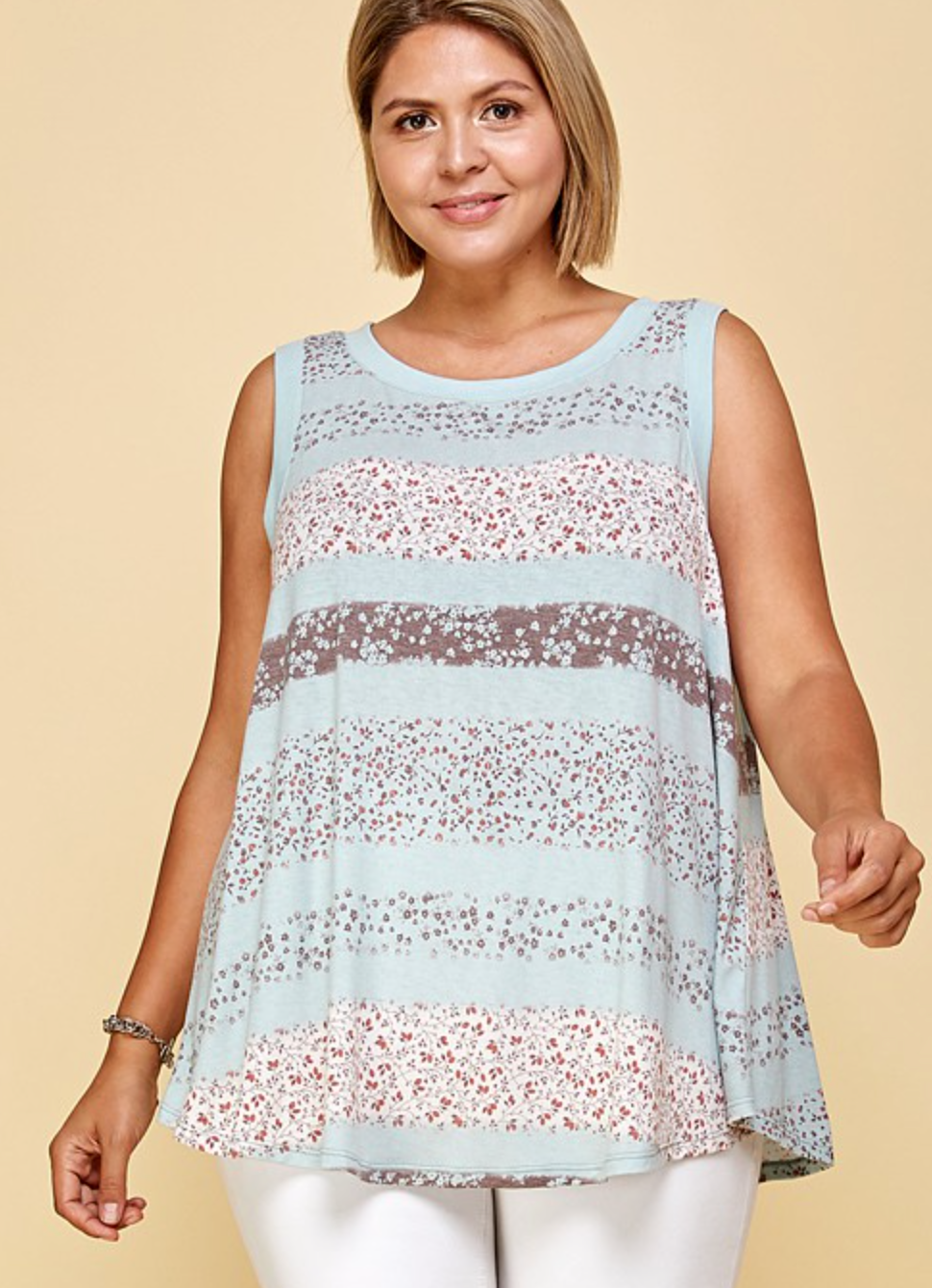 Tiffany Floral Sleeveless Tank