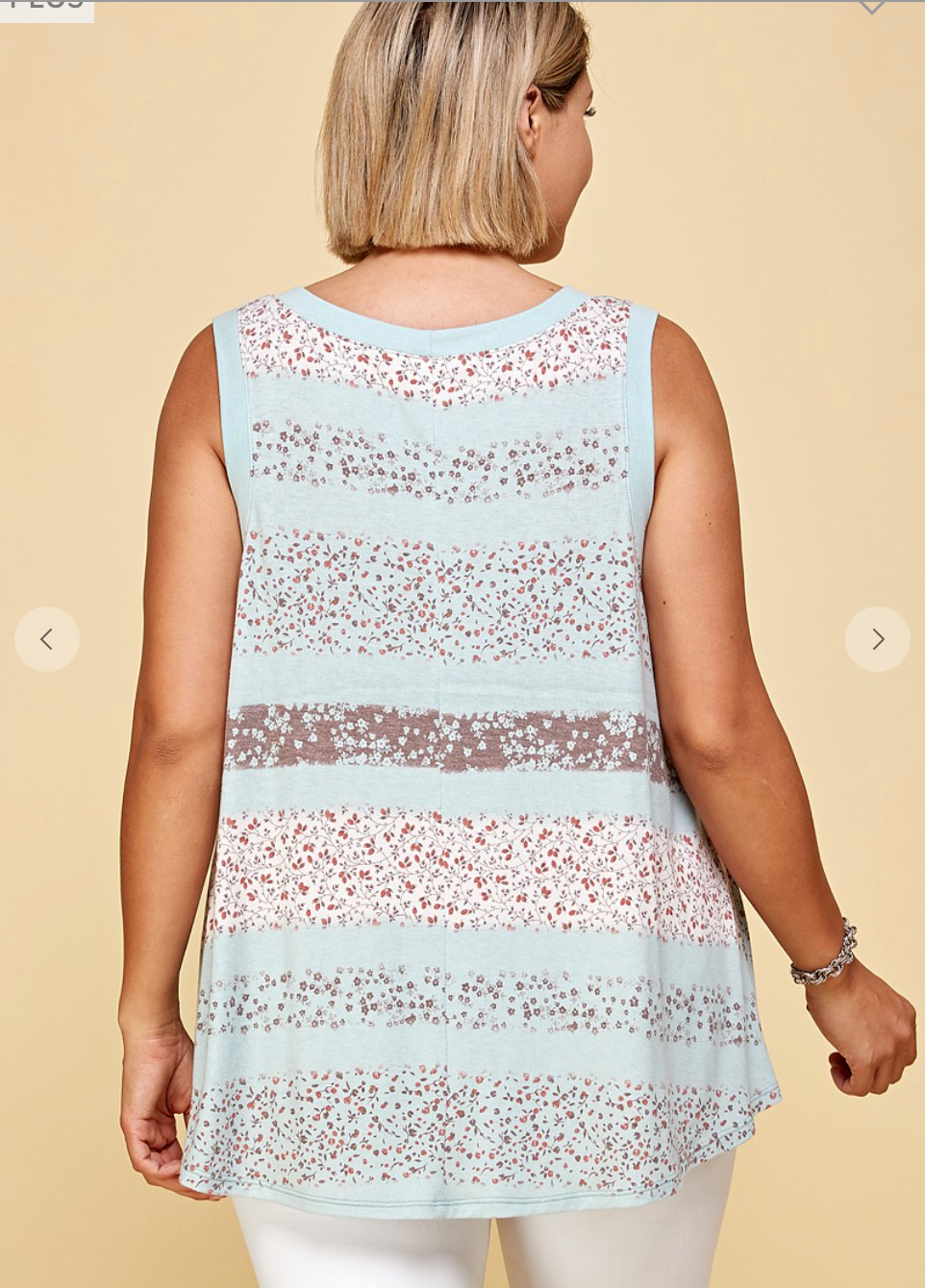 Tiffany Floral Sleeveless Tank