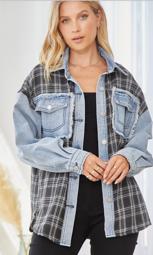 You Had Me At Hello Denim Jacket