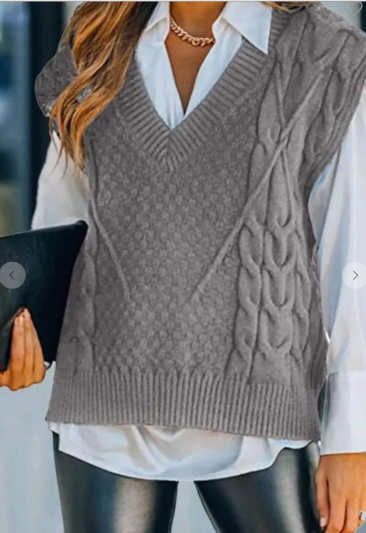 V NECK SWEATER VEST